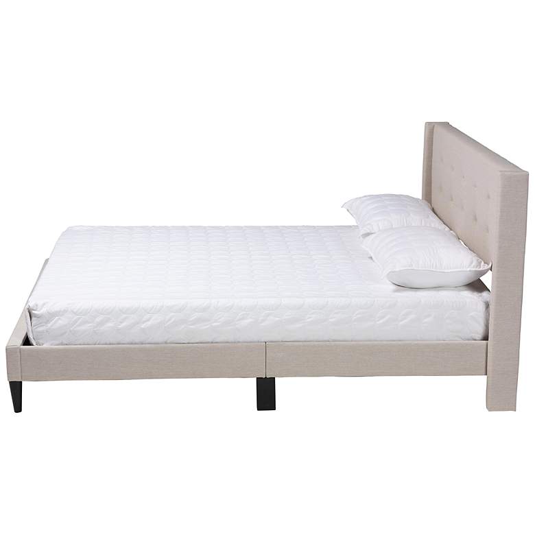 Image 6 Baxton Studio Casol Beige Tufted Fabric Full Platform Bed more views