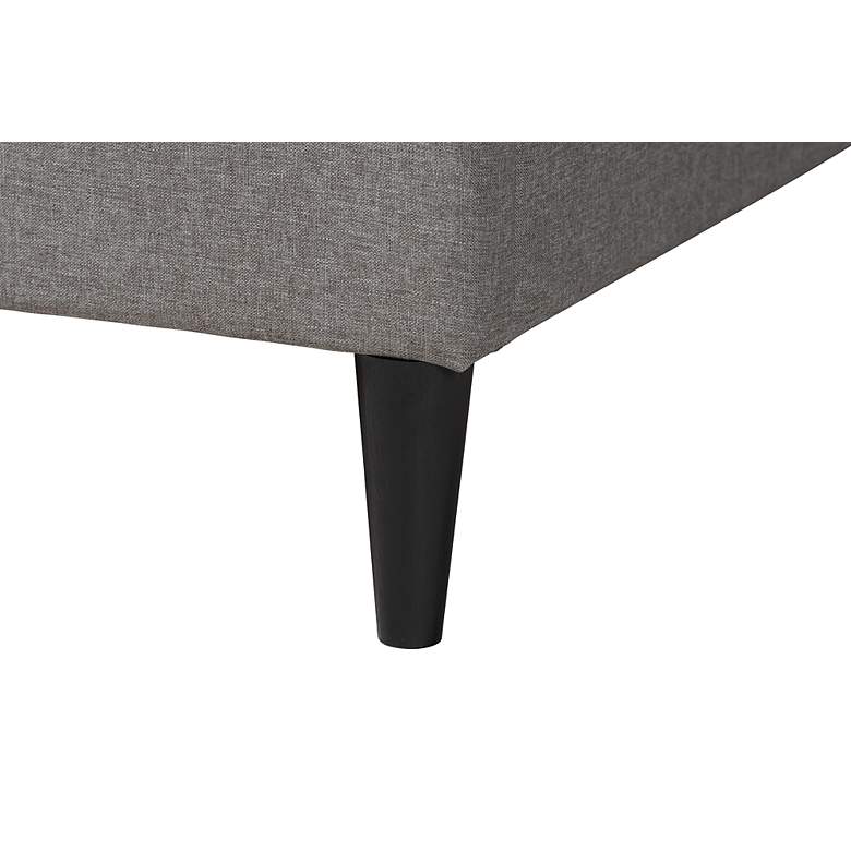 Image 4 Baxton Studio Casol Gray Tufted Fabric Full Platform Bed more views