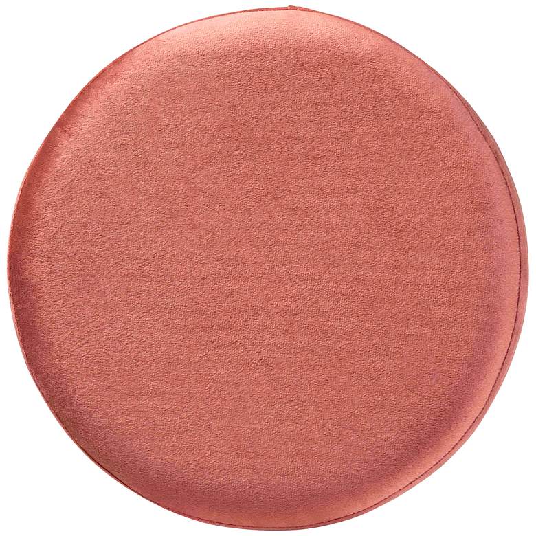 Image 4 Baxton Studio Chaela Blush Pink Velvet Ottoman more views