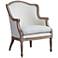 Baxton Studio Charlemagne Beige French Accent Chair