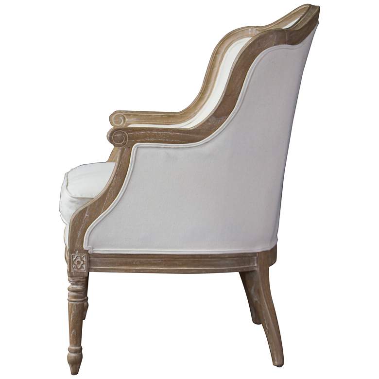 Image 2 Baxton Studio Charlemagne Beige French Accent Chair more views