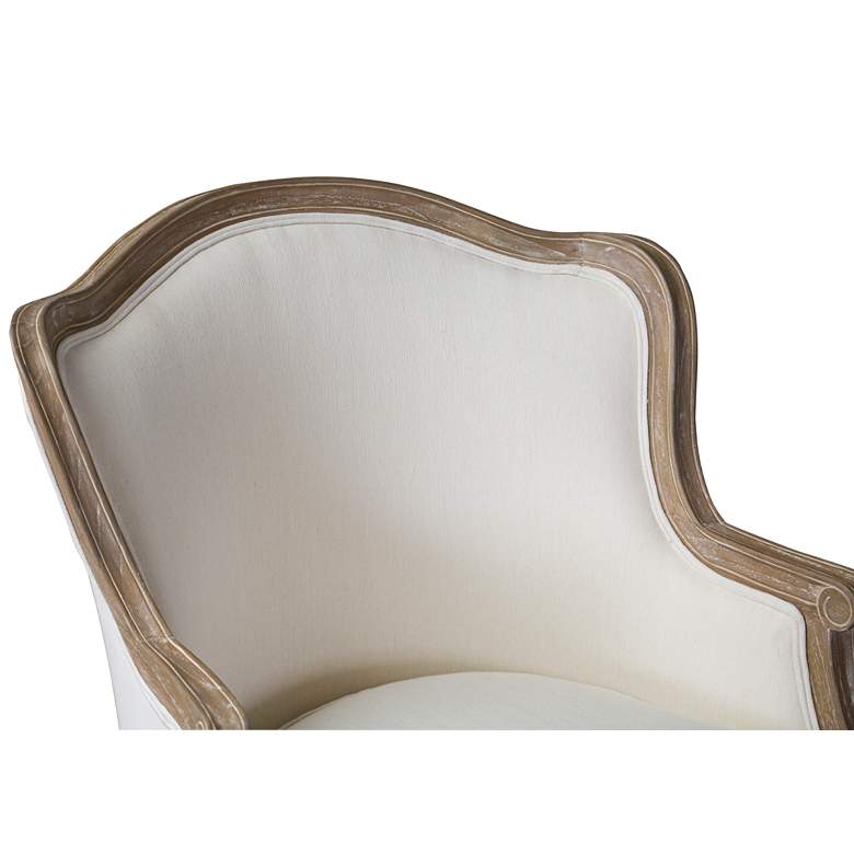Image 5 Baxton Studio Charlemagne Beige French Accent Chair more views