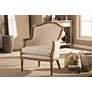 6_Baxton Studio Charlemagne Beige French Accent Chair more views