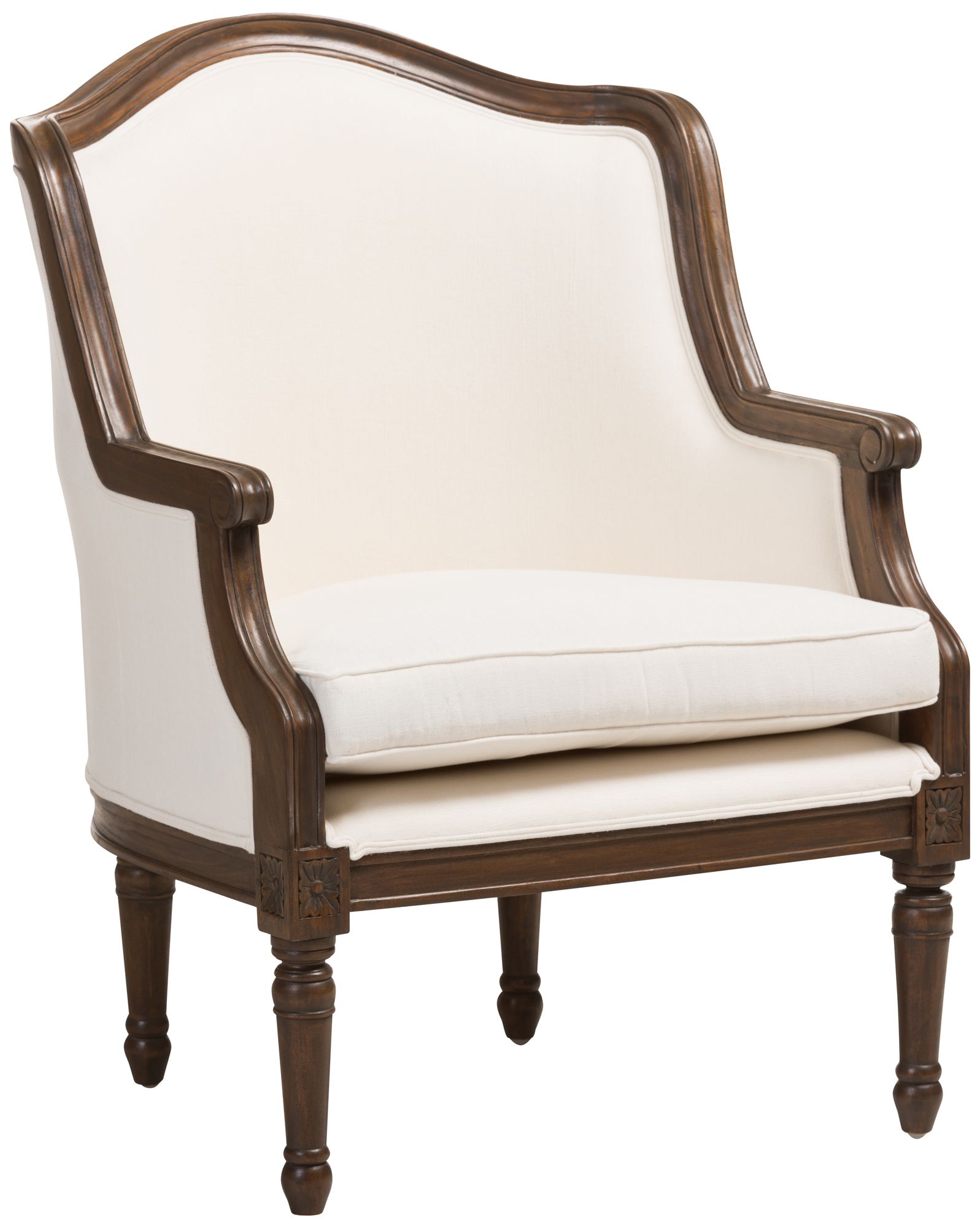 charlemagne traditional french accent chair