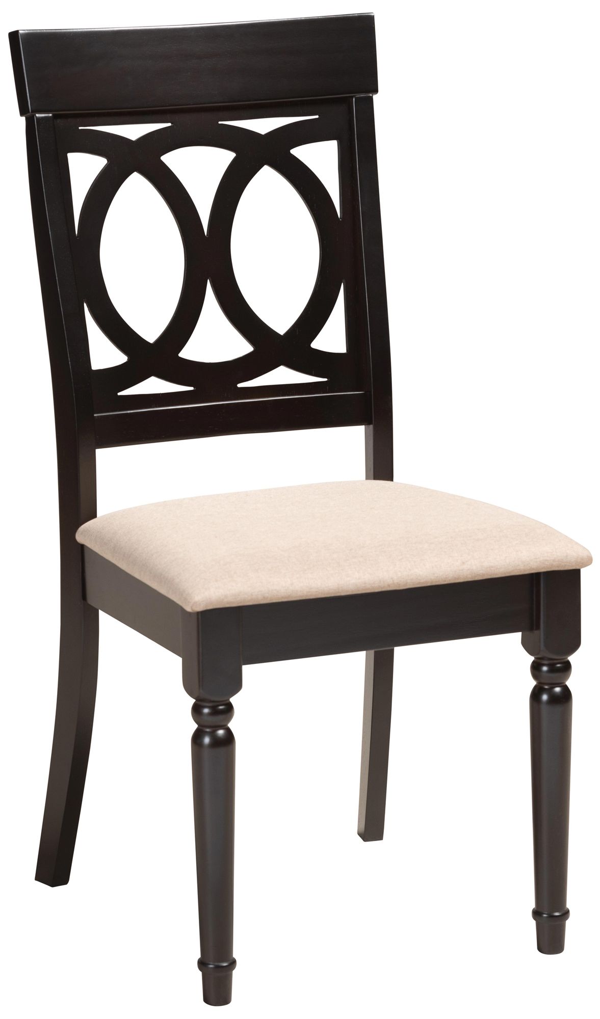 Image 7 Baxton Studio Charlottle Beige Fabric 5-Piece Dining Set more views