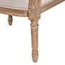 3_Baxton Studio Chavanon Light Beige Linen Fabric Accent Chair more views