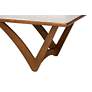 5_Baxton Studio Chenoa Boucle Fabric Wood Bench more views