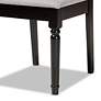 5_Baxton Studio Cherese Dark Brown Wood 7-Piece Dining Set more views