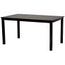7_Baxton Studio Cherese Dark Brown Wood 7-Piece Dining Set more views
