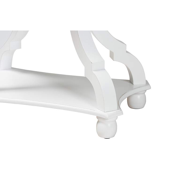 Image 4 Baxton Studio Cianna 22" Wide White Wood End Table more views