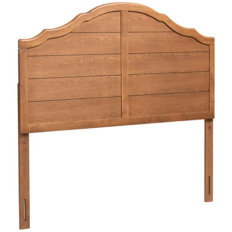 Image 2 Baxton Studio Clive Ash Walnut Rubberwood Full Headboard