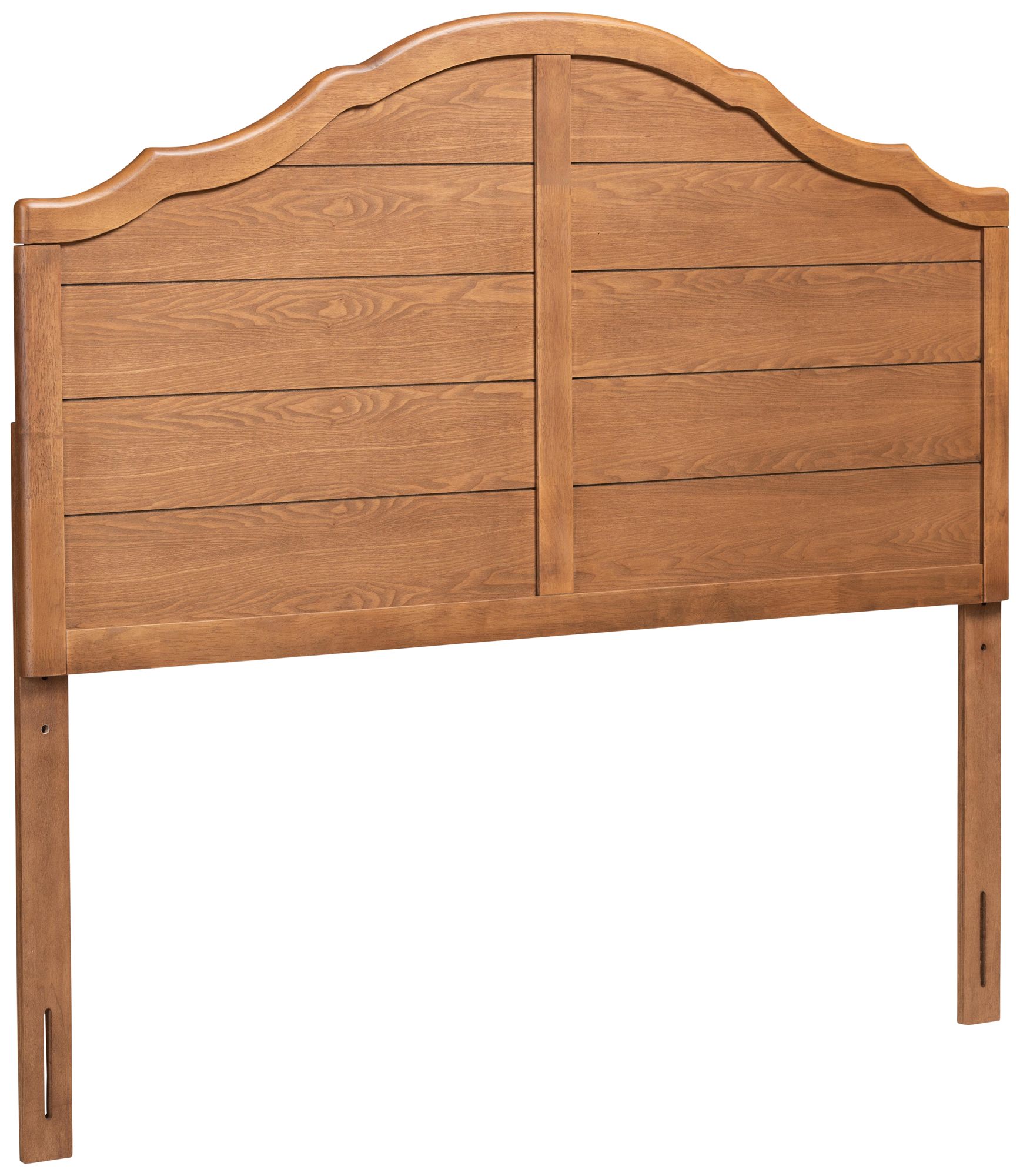 Baxton Studio Clive Ash Walnut Rubberwood Headboard