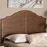 Thumbnail1 of Baxton Studio Clive Ash Walnut Rubberwood Queen Headboard