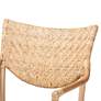 Baxton Studio Damani Natural Brown Rattan Dining Chair