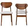 5_Baxton Studio Damara Gray Fabric Dining Chairs Set of 2 more views