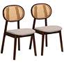 2_Baxton Studio Darrion Walnut Brown Dining Chairs Set of 2