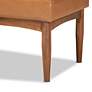 3_Baxton Studio Daymond Tufted Tan Faux Leather Dining Bench more views