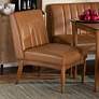 1_Baxton Studio Daymond Tufted Tan Faux Leather Dining Chair