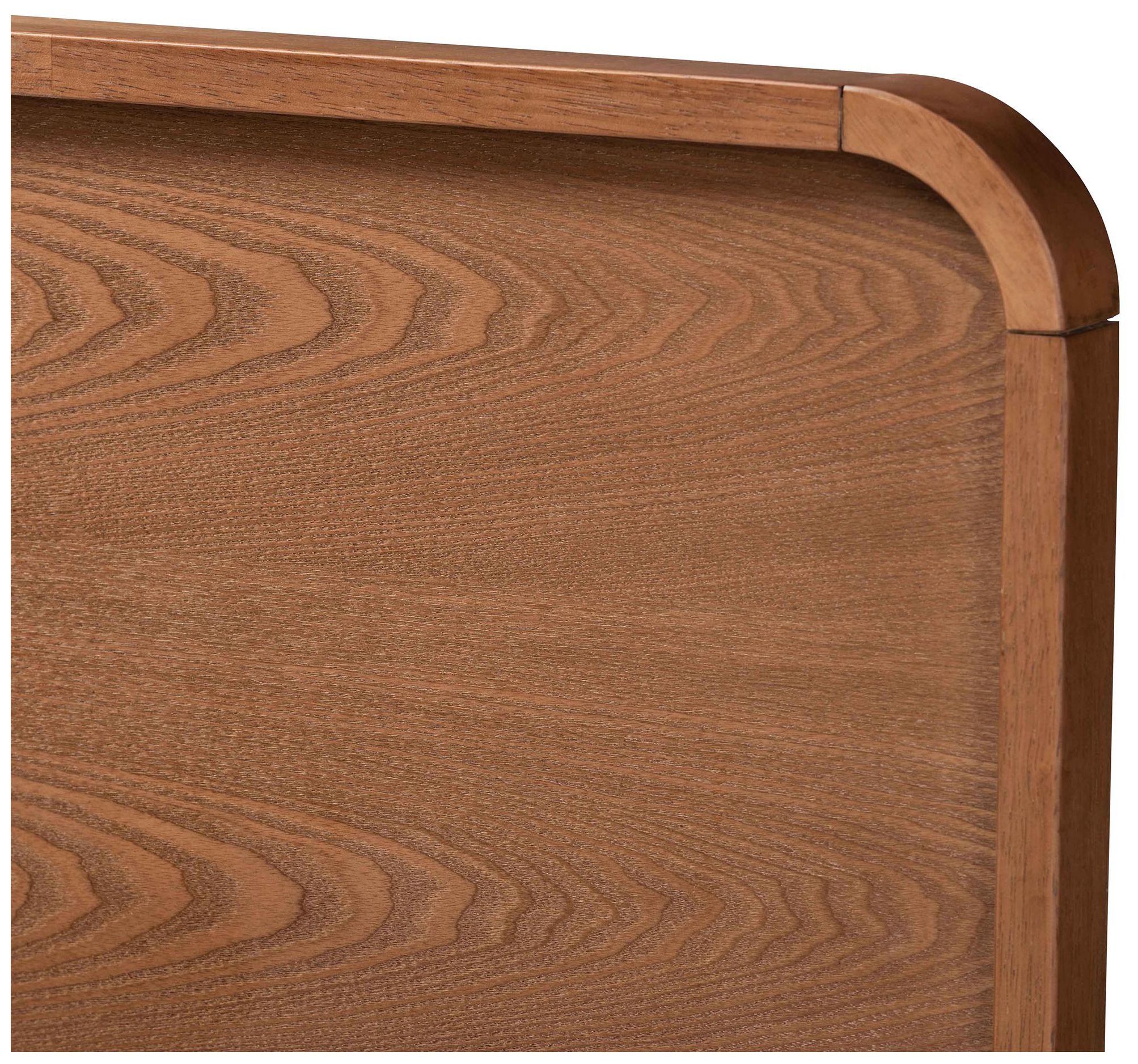 Baxton Studio Demeter Mid Century Wood Full Size 5-Piece Bedroom Set
