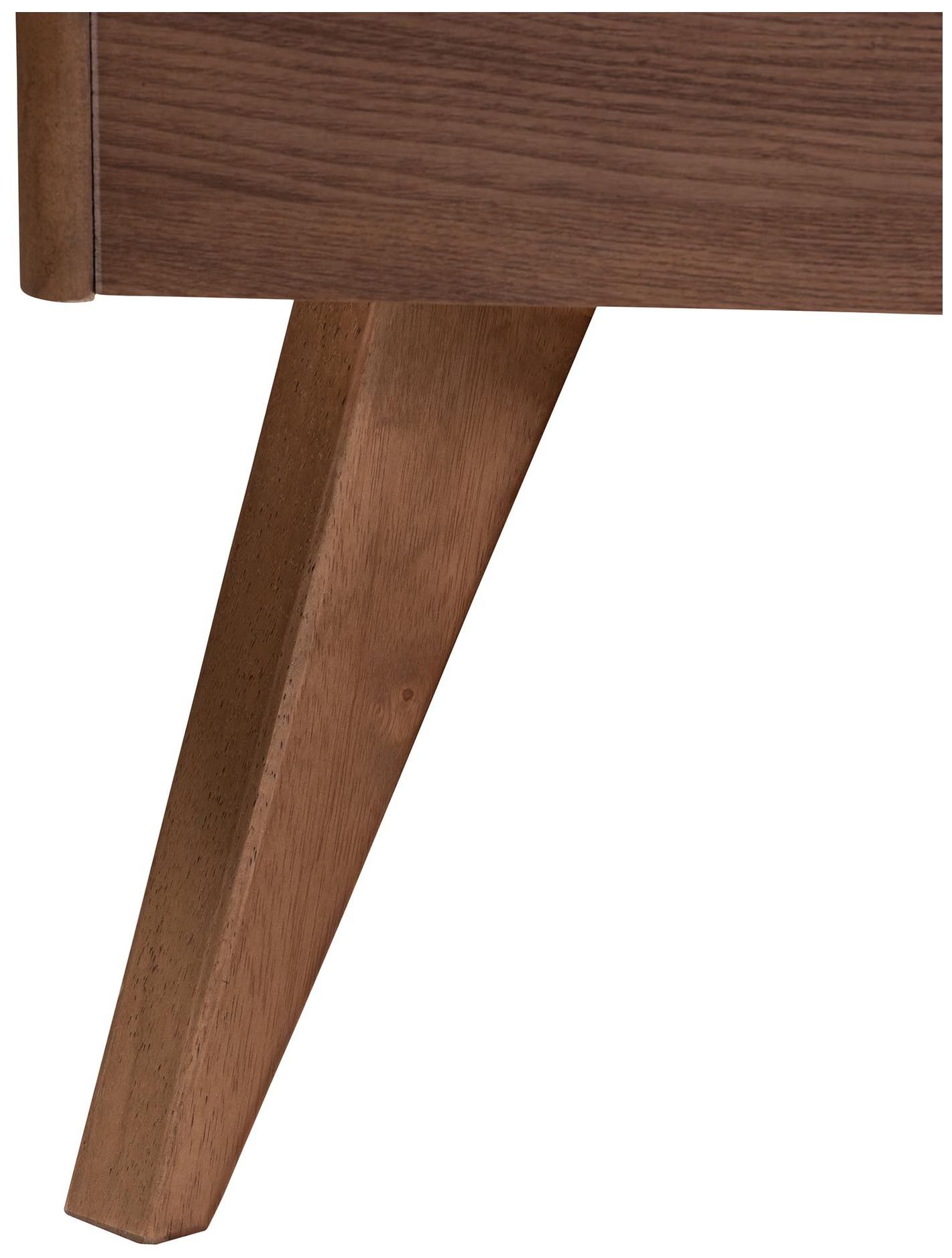 Baxton Studio Demeter Mid Century Wood Full Size 5-Piece Bedroom Set