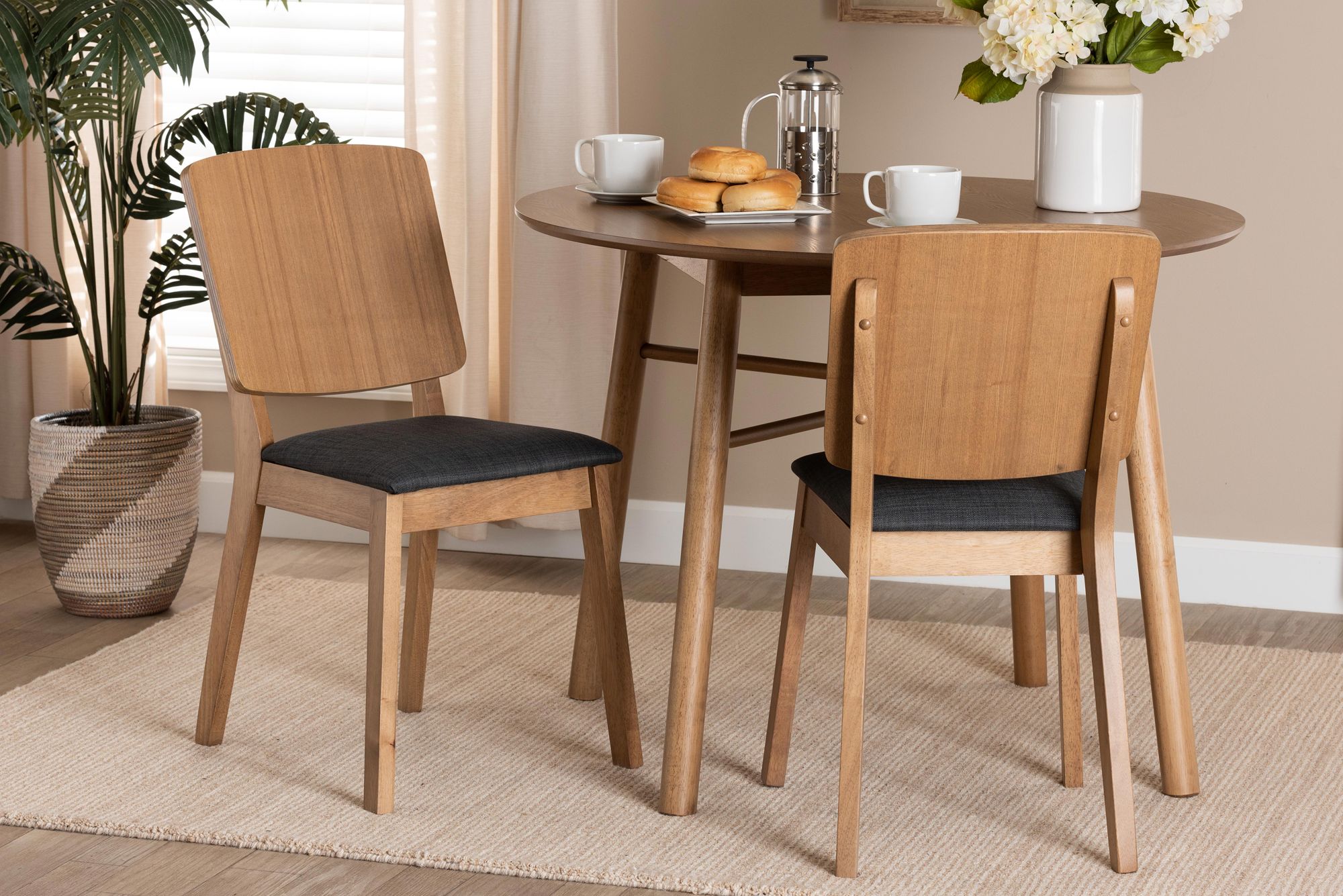 2 chair 2025 oak dining sets