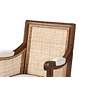 3_Baxton Studio Desmond Walnut Brown Wood Accent Chair more views