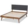 4_Baxton Studio Devan DK Grey Fabric Upholstered Wood Queen Size Platform Bed more views