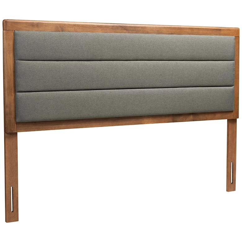 Image 2 Baxton Studio Dexter Dark Gray King Size Headboard