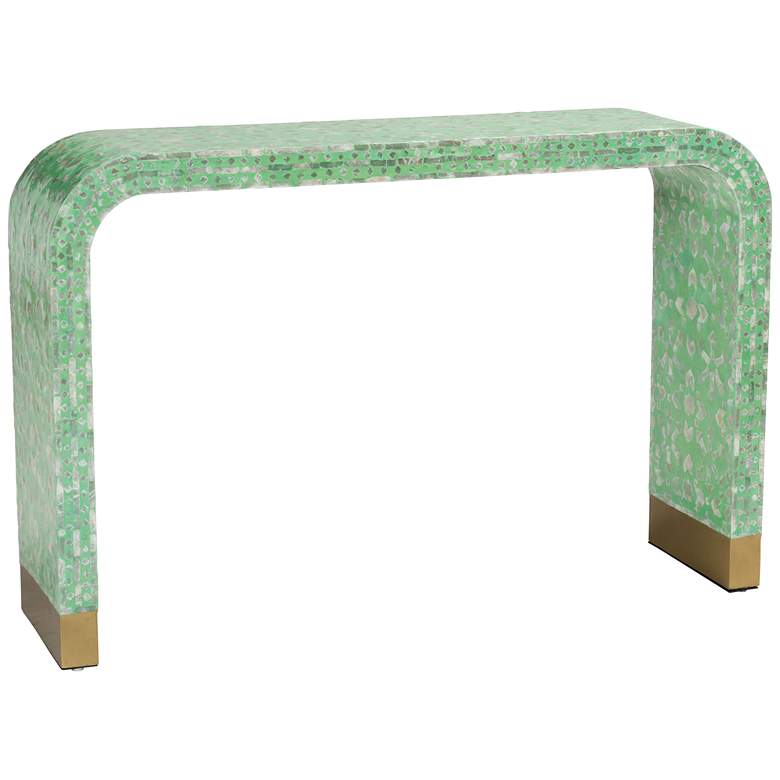 Image 2 Baxton Studio Didrika 45 3/4"W Seafoam Green Console Table