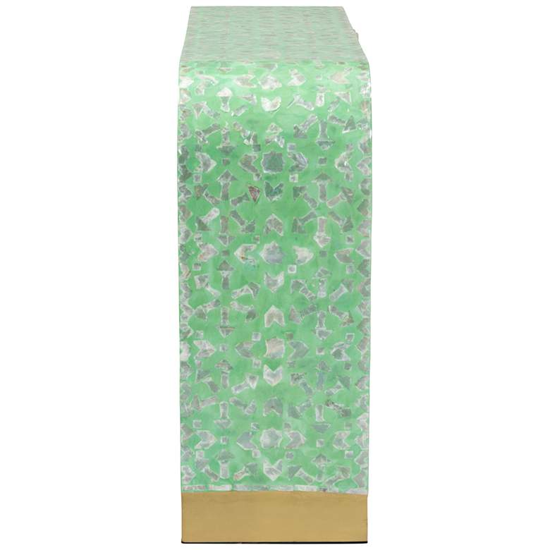 Image 3 Baxton Studio Didrika 45 3/4"W Seafoam Green Console Table more views