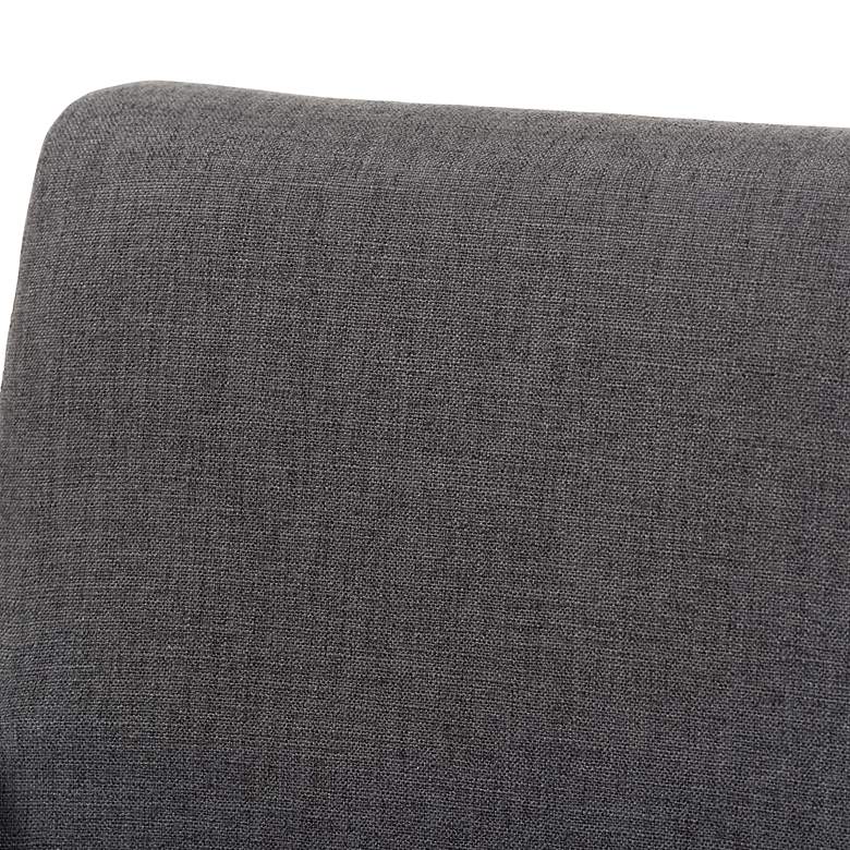 Image 4 Baxton Studio Dorina Dark Gray Fabric 5-Piece Dining Set more views