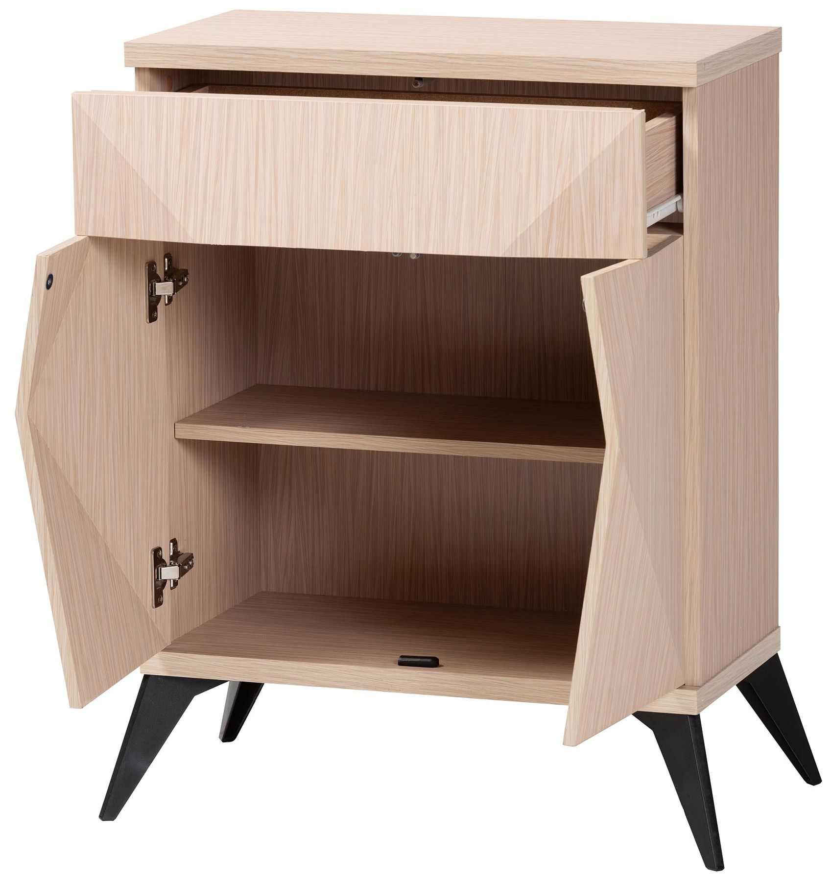 Image 3 Baxton Studio Draper Two Tone 2 Door Sideboard Buffet more views