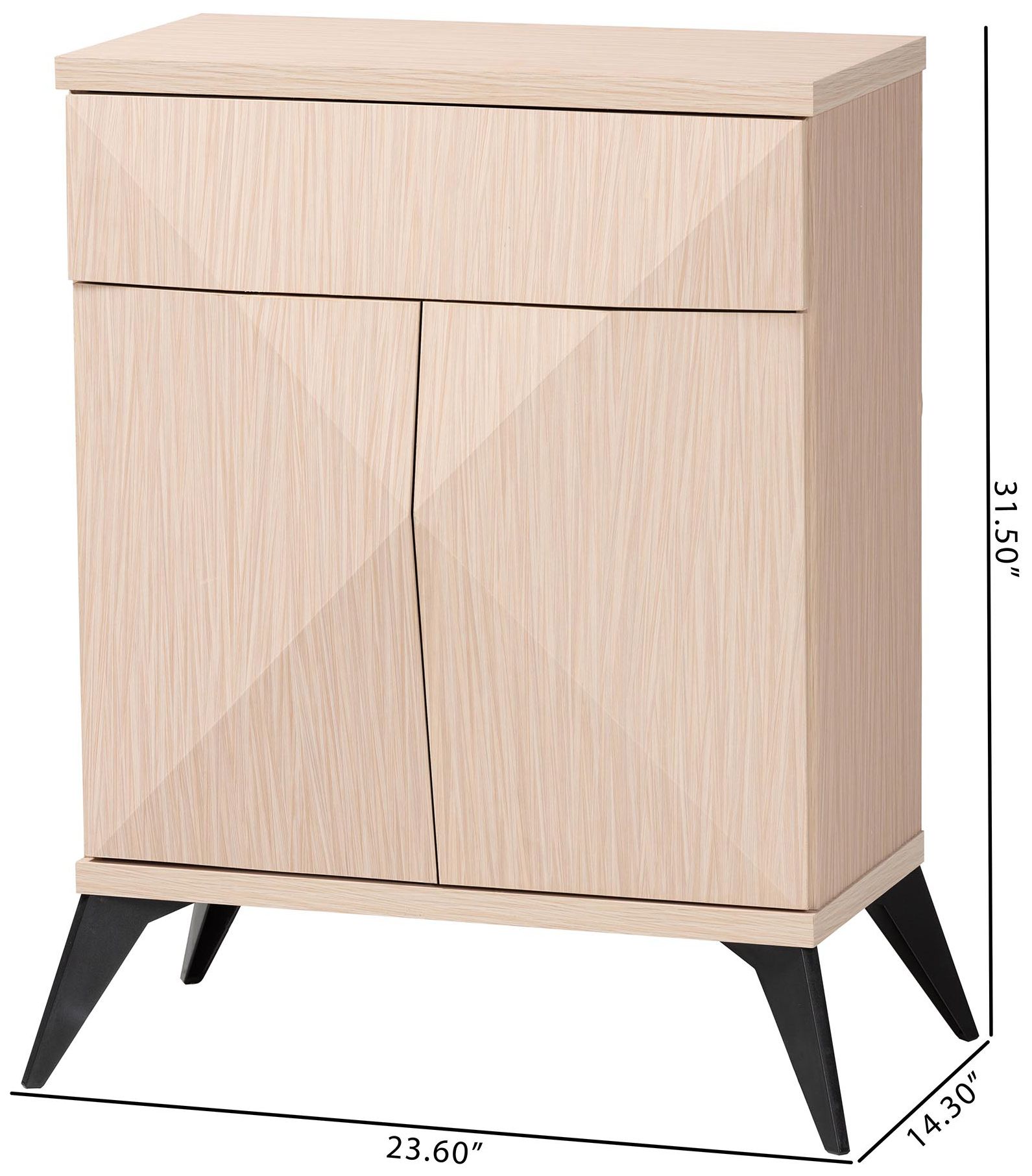 Baxton Studio Draper Two Tone 2 Door Sideboard Buffet