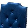 6_Baxton Studio Dylin Royal Blue Velvet Fabric Upholstered Dining Chair Set more views