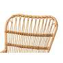 Thumbnail3 of Baxton Studio Earvin Natural Brown Rattan Accent Armchair more views