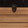 Thumbnail2 of Baxton Studio Edmund Dark Brown Faux Leather Storage Ottoman more views