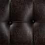 Baxton Studio Edmund Dark Brown Faux Leather Storage Ottoman