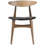 3_Baxton Studio Edna Black and Oak Wood Dining Chair Set of 2 more views