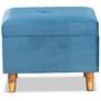 5_Baxton Studio Elias Blue Velvet Tufted Storage Ottoman more views