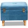 6_Baxton Studio Elias Blue Velvet Tufted Storage Ottoman more views