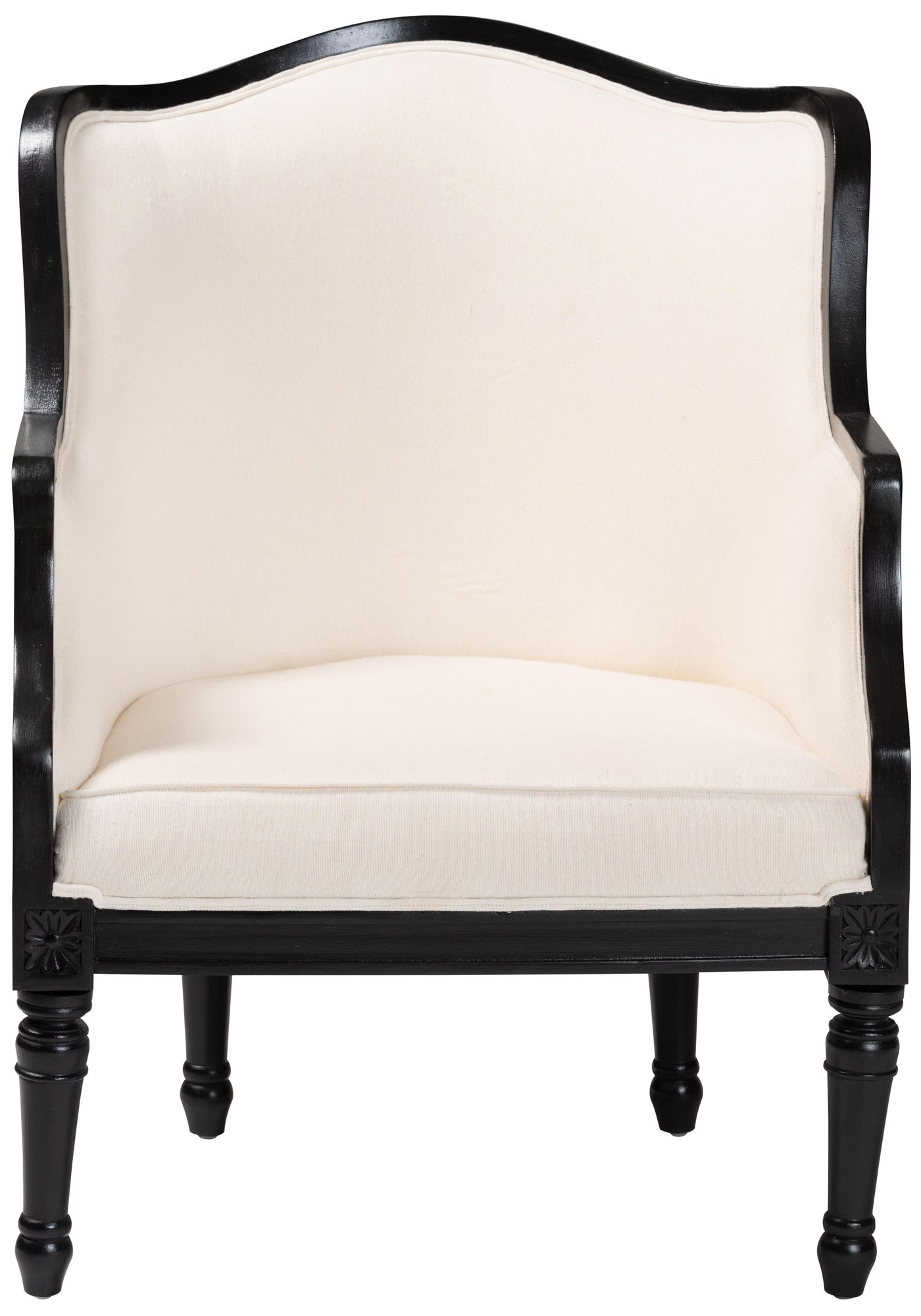 Image 6 Baxton Studio Elizette Black Wood Accent Chair more views