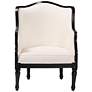 6_Baxton Studio Elizette Black Wood Accent Chair more views
