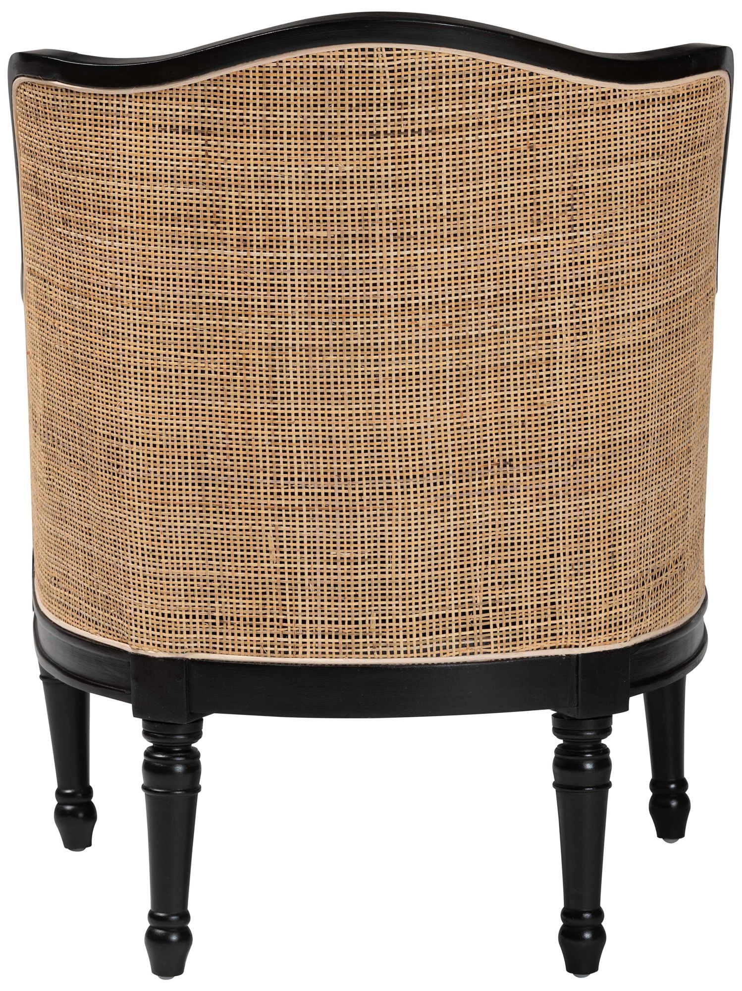 Baxton Studio Elizette Black Wood Accent Chair