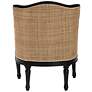 Baxton Studio Elizette Black Wood Accent Chair