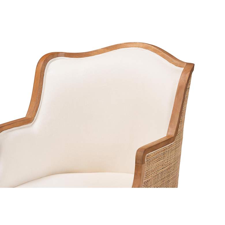 Image 3 Baxton Studio Elizette Honey Oak Wood Accent Chair more views