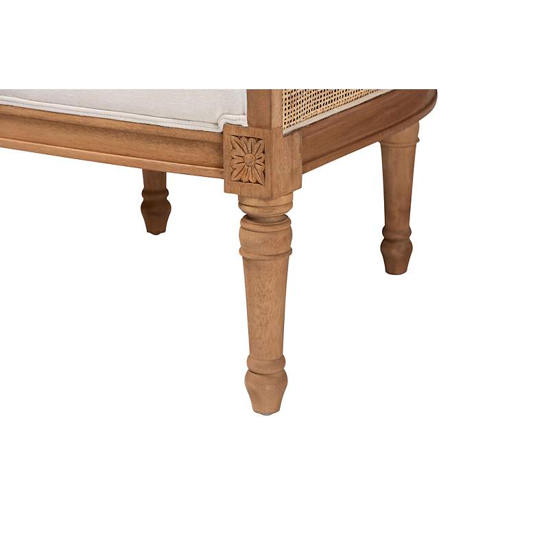 Image 4 Baxton Studio Elizette Honey Oak Wood Accent Chair more views