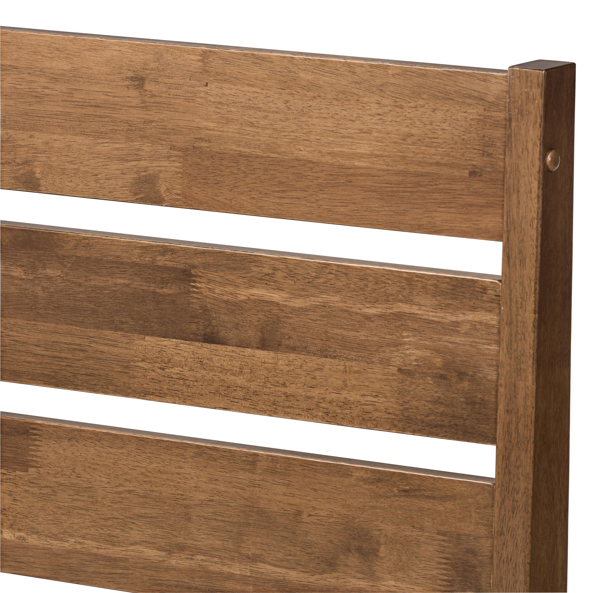 Thumbnail4 of Baxton Studio Elmdon Walnut Wood King Platform Bed more views