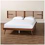 1_Baxton Studio Elvina Ash Walnut Wood Queen Size Platform Bed with Shelves