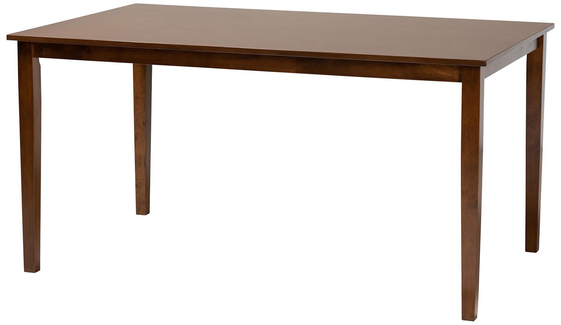 Image 4 Baxton Studio Estera Mid Century Wood and Rattan 7-Piece Dining Set more views