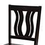 Thumbnail4 of Baxton Studio Fenton Dark Brown Wood Dining Chairs Set of 2 more views